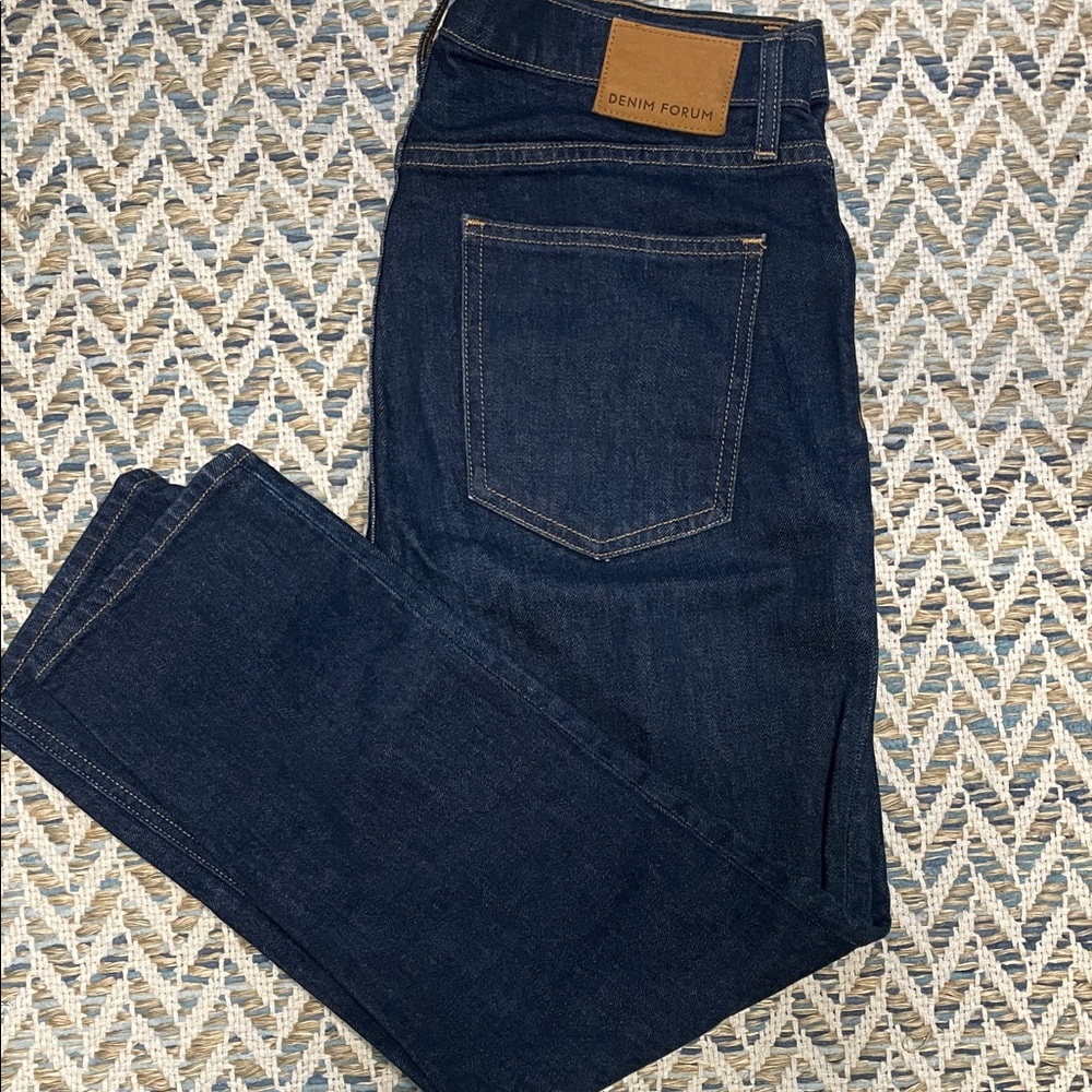 Denim Forum Men's Indigo Slim Jeans